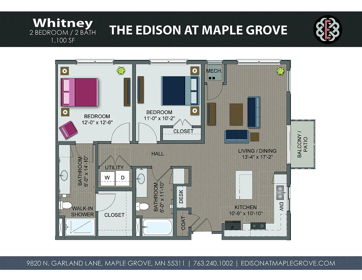 Floor plan Whitney