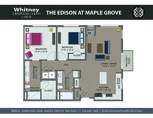Floor plan Whitney