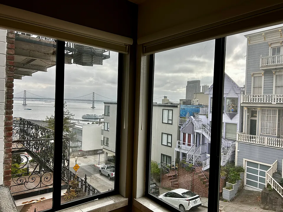 View from living room corner windows...