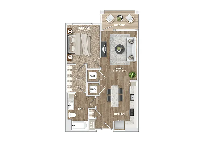Floor plan A7A