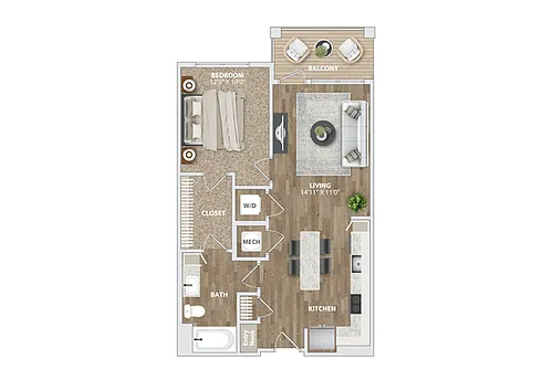 Floor plan A7A