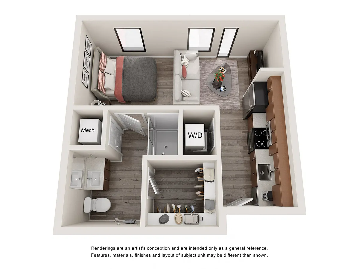 Floor plan 0D - Affordable