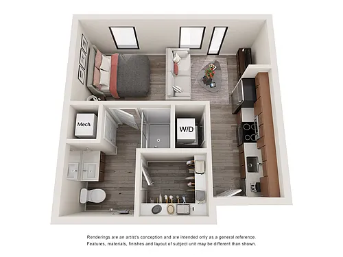 Floor plan 0D - Affordable
