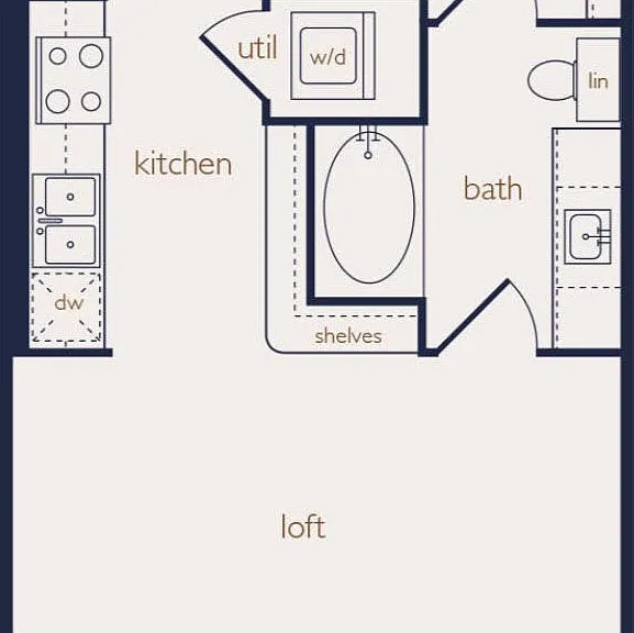 E3 floor plan Eighteen25 Downtown