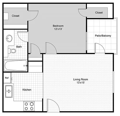 Floor plan Alamo