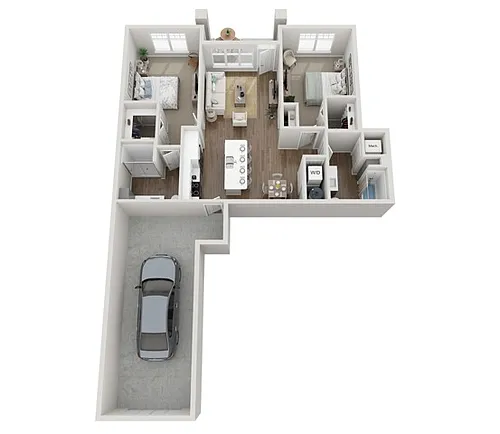 Floor plan 2B