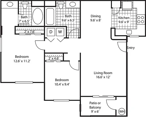 Floor plan Topaz