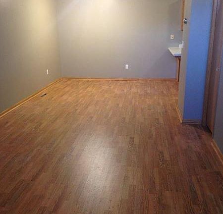 NEW laminate floor and it is so beautiful!