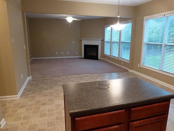 Great room view from the kitchen island