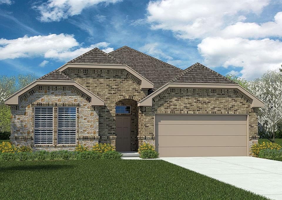 D.R. Horton's Crownpoint Floorplan Elevation A. Photos shown here may not depict the specified home & features included are for illustration purposes only