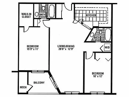 Floor plan Willow
