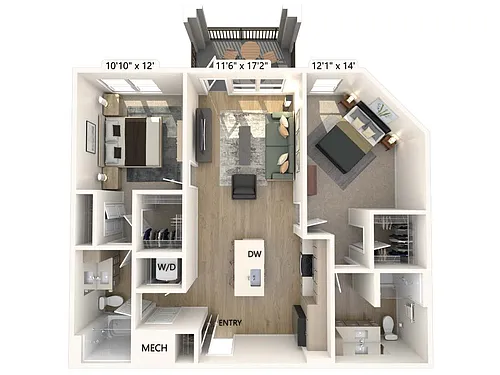 Floor plan B10-1068