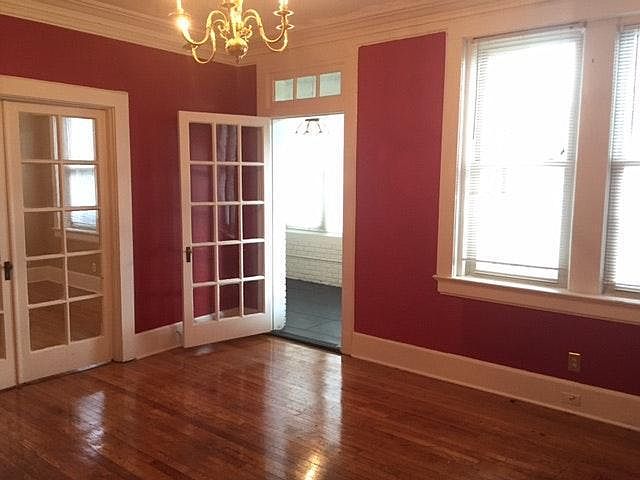 Living room into sunroom