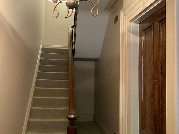 View from front entry to upstairs. Unit 1 on right.