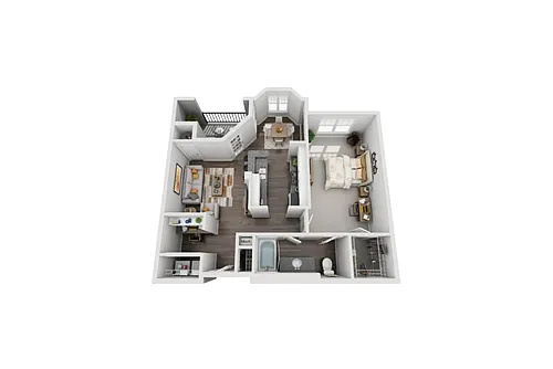 Floor plan 1CR