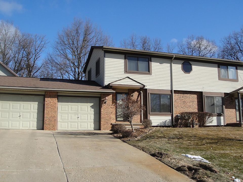 Attached garage with entry also front entry. 