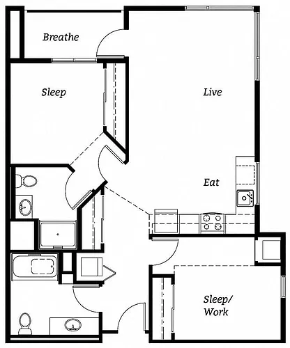 Floor plan D1
