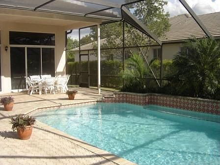 Screened Pool  & Covered Patio