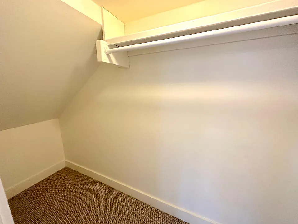huge closet off living room