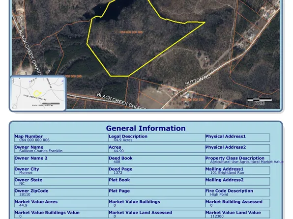 TBD Sutton Rd. #TBD Black Creek Church Rd, Pageland, SC 29728