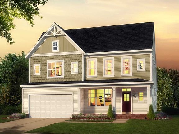 Elevation 3 of the Cresswell a home design by Brookfield Residential at Waterford Manor