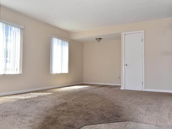 View of living room from front door