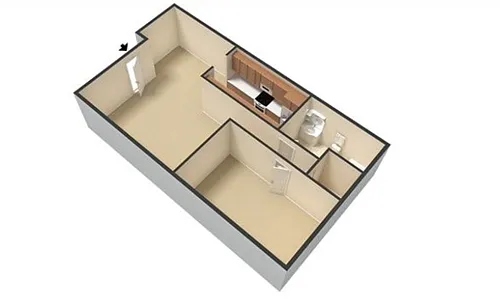 Floor plan 1 Bedroom