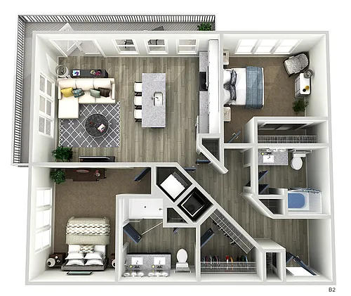 Floor plan B2