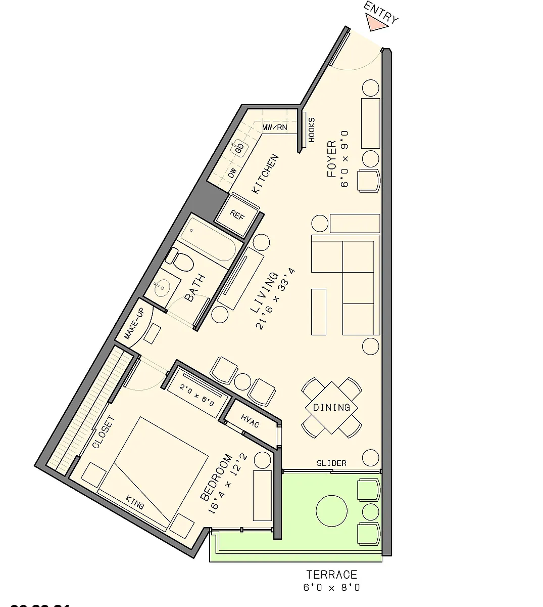 Floor plan FURNISHED - S4