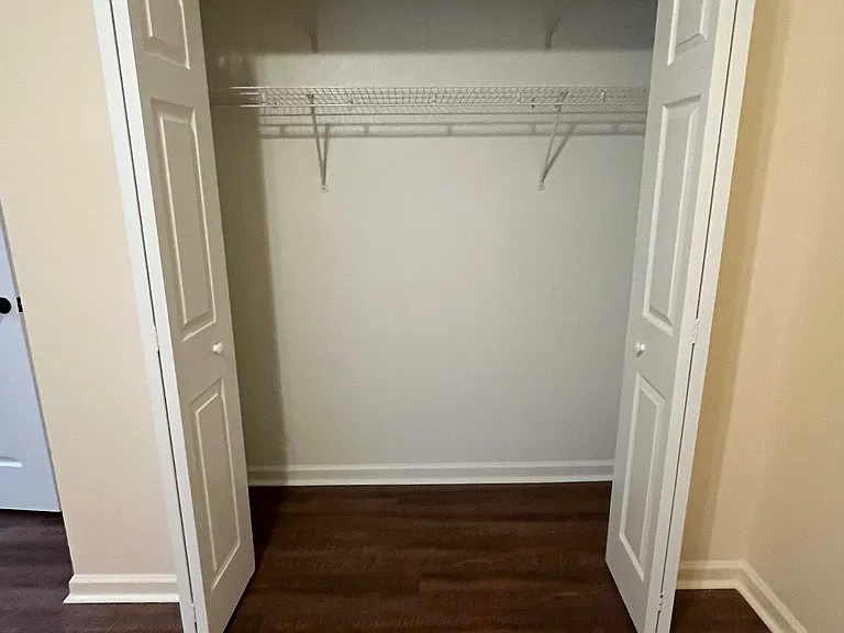 Same closet in bedroom 2 and 3