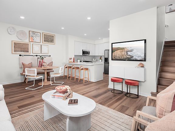 Plan 1 model home living space