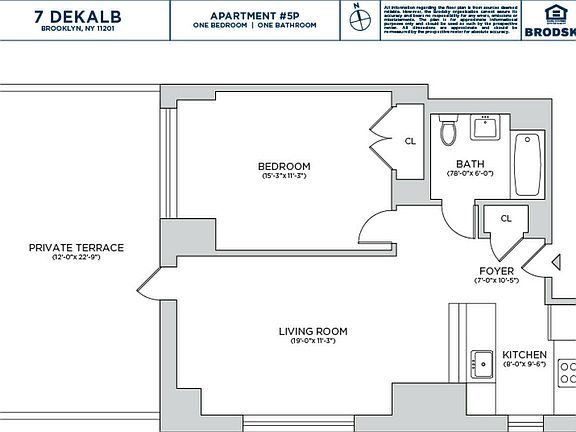 2nd image of 7 Dekalb Ave #5P