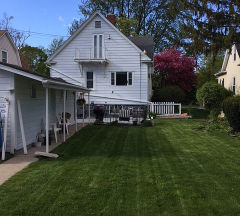 Back view Dusting Porch