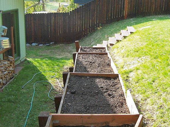 Terraced Flower and Garden Beds