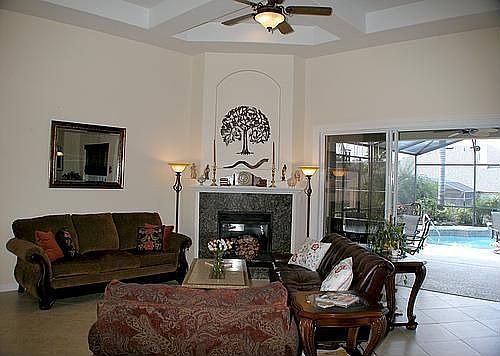 Family Room-Gas Fireplace