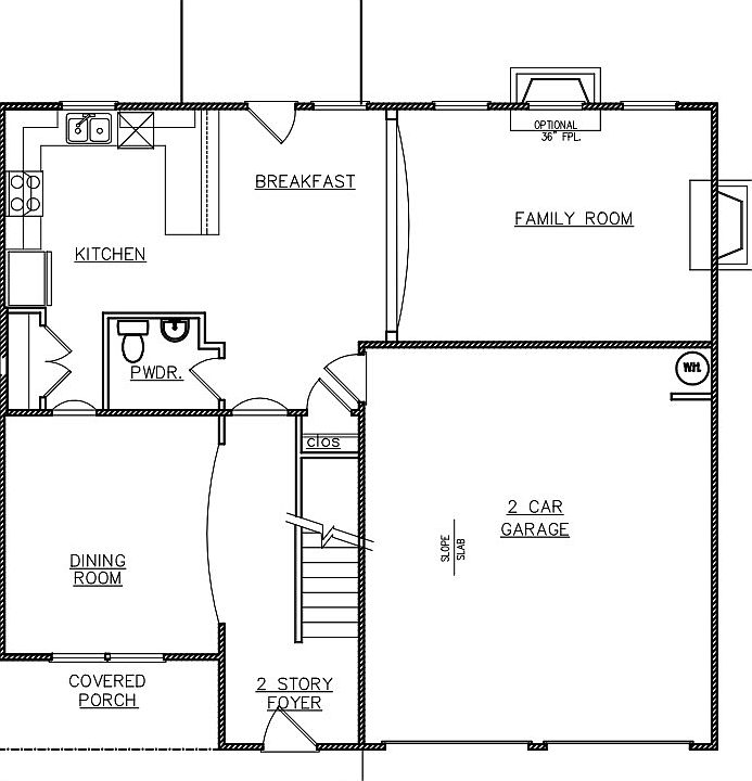 1st floor layout