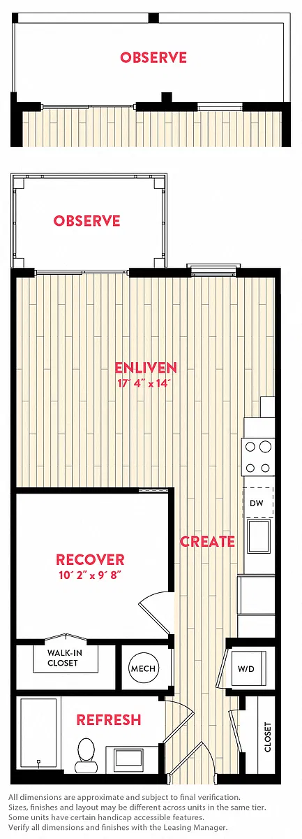 Floor plan A01A