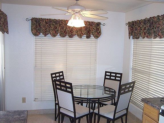 Eat in Kitchen with sliding door to the patio