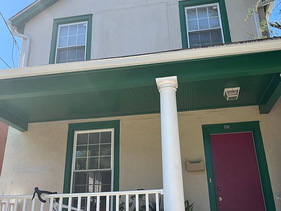 front porch to sit and park bikes