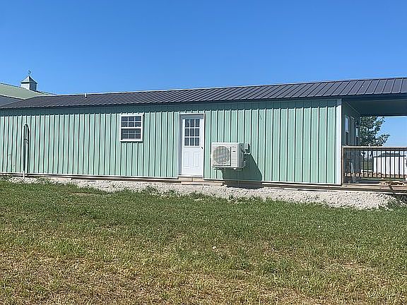 Outside view of mini split 