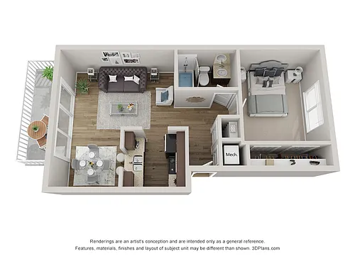 Floor plan Mediterranean