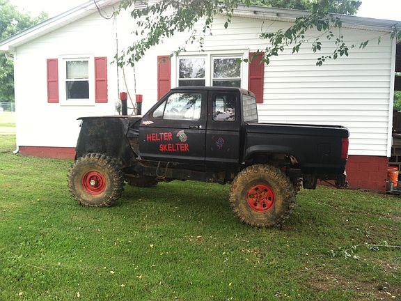 West side of the house