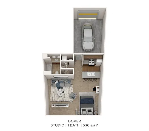 Floor plan Studio