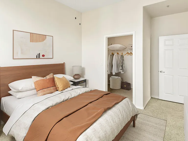 Carpeted Bedroom