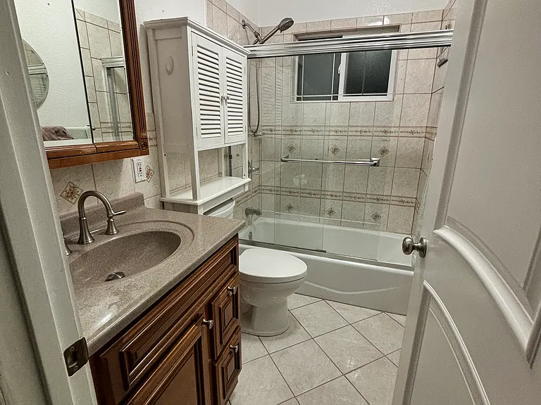 Downstairs restroom.
