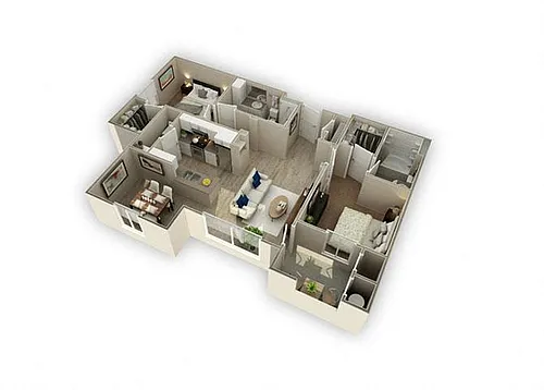 Floor plan B3