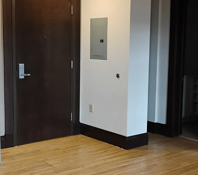 Open to front door.