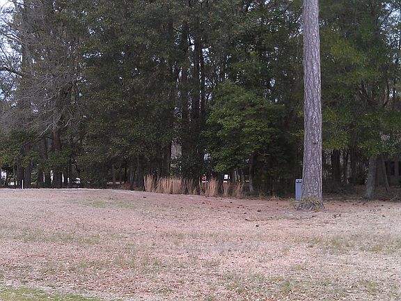 From fairway into lot