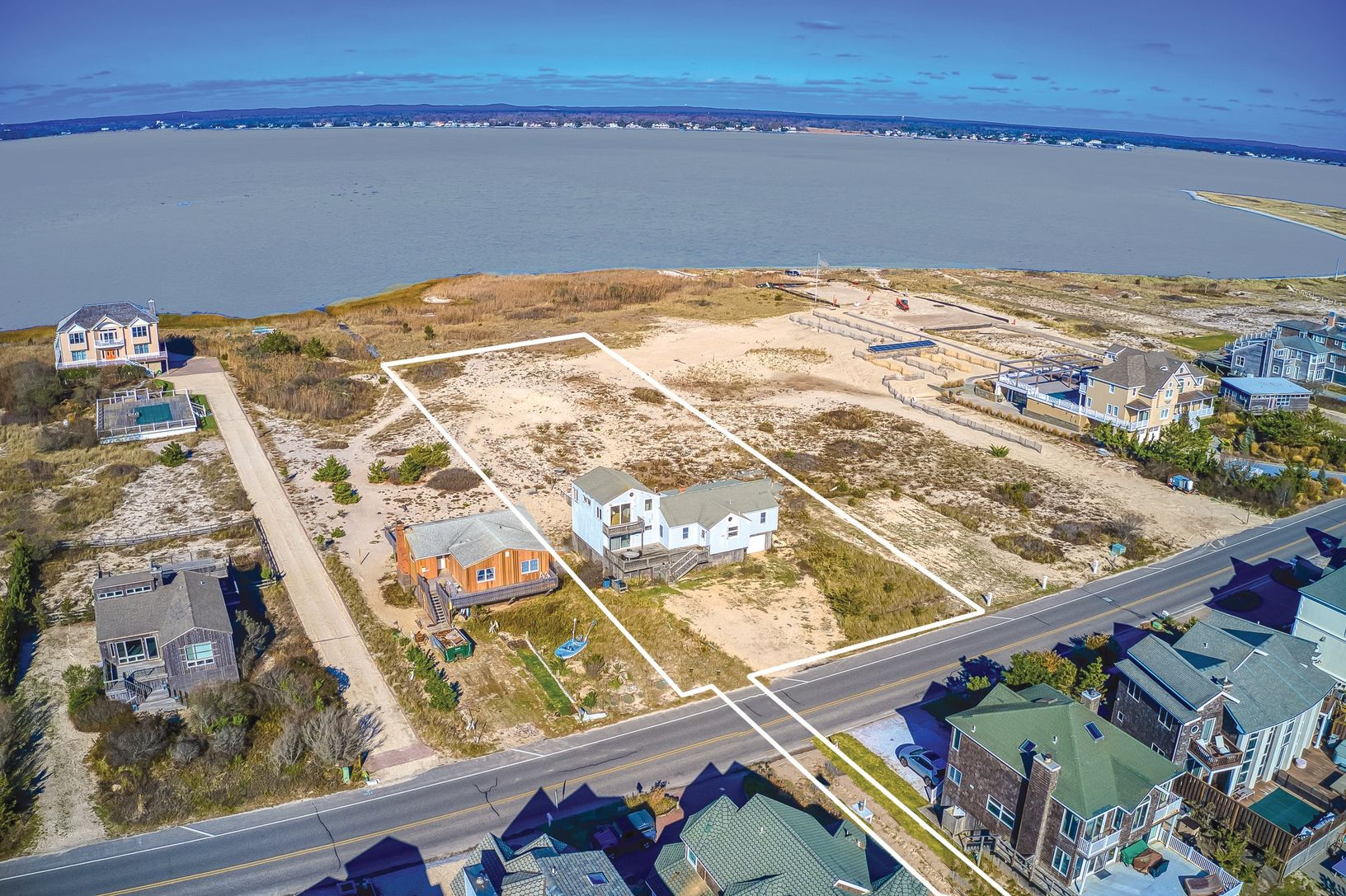  NOW 1.02 Acrres and 105 Feet Wide! Biggest Chunk of Land Available on Dune Road