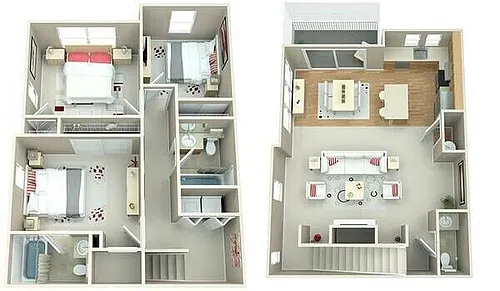 Floor plan 3BED/2.5